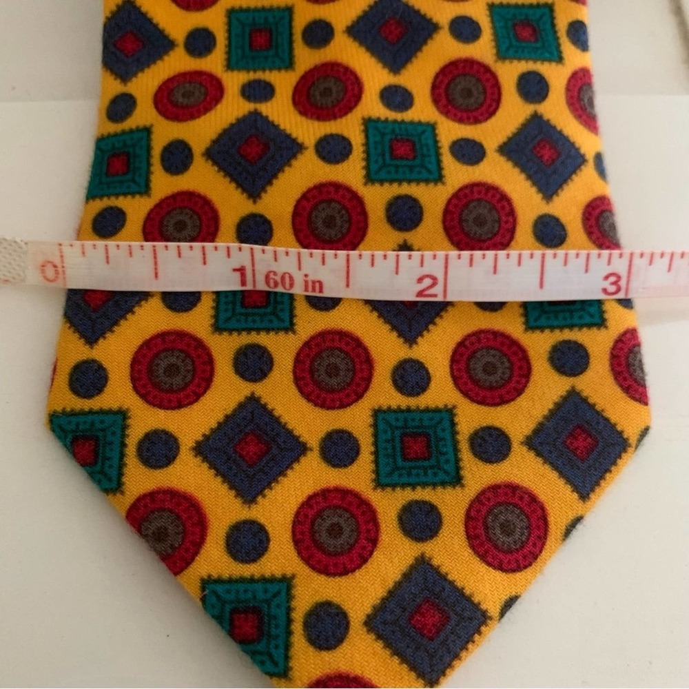 Etro Mustard Yellow Tie - Picture 6 of 6